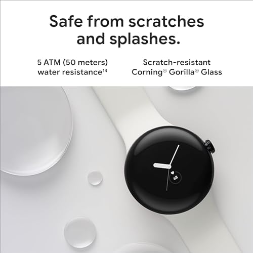 Pixel Watch - Android Smartwatch with Fitbit & Heart Rate Tracking for Fitness & Sleep | 41mm (Renewed)