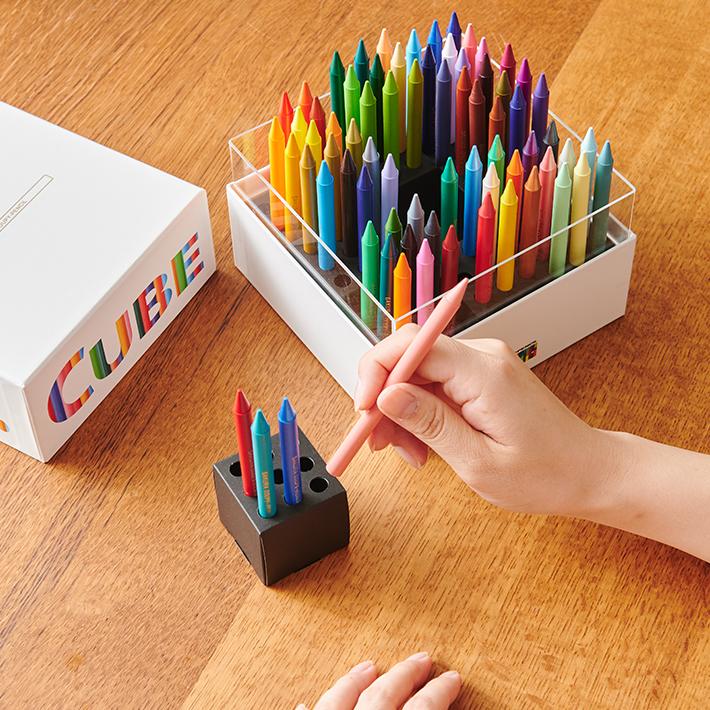 72-Color COUPY CRAYON PENCIL Cube Box - Premium Art Supplies for Kids & Adults | Perfect for Drawing, Sketching & Coloring Books | SAKURA Quality