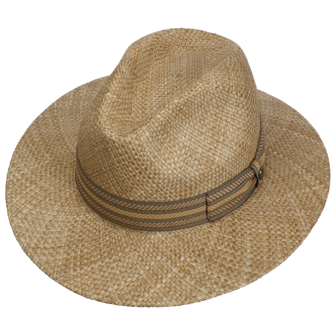 Lierys Barelo Traveller Straw Hat - Wide Brim Sun Hat for Women & Men - UPF 50+ UV Protection - Perfect for Beach, Travel & Outdoor Activities