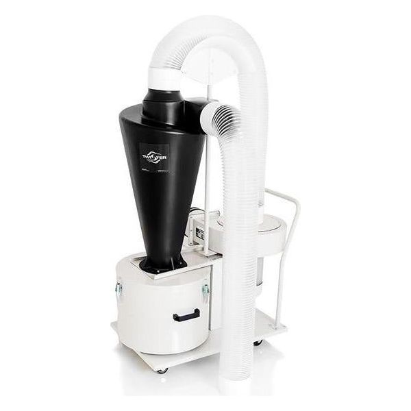 Twister T2 Trim Saver Stainless Steel Bin with Cleanable Cyclone - Perfect for Woodworking Shops, Dust Collection & Workshop Cleanup