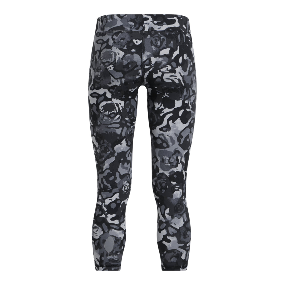 Under Armour Girls' Printed Motion Crop Top - Breathable & Moisture-Wicking Athletic Shirt for Running, Yoga & Sports Training