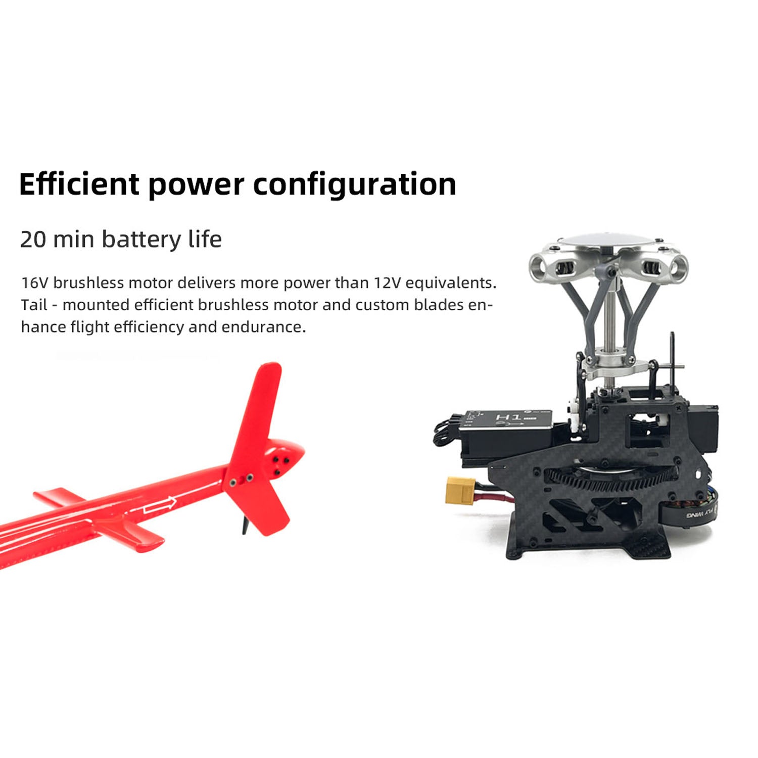 2.4G RC Scale FlyWing BELL 206 Helicopter - 4 Blade Rotor Remote Control Aircraft with GPS & Brushless Motor - Ready to Fly Smart Drone Gift for Adults & Kids - Outdoor Flying, Aerial Photography, Hobby Collection