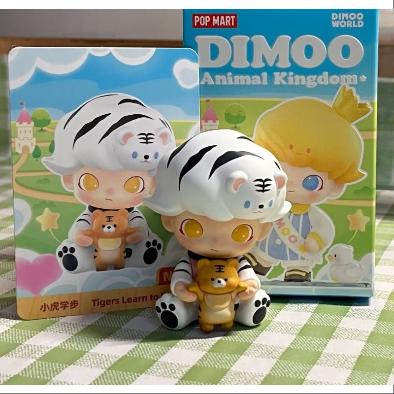 DIMOO Animal Kingdom Series - Tiger Learning to Walk Toy for Kids | Educational Walking Tiger Figure for Toddlers | Perfect for Playtime, Learning & Collecting