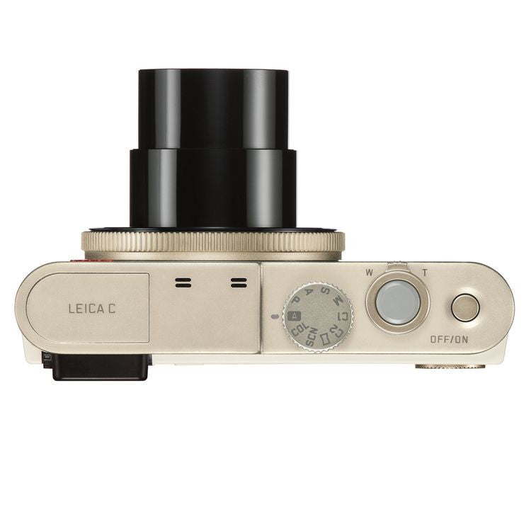 Leica C Digital Camera - Light Gold Compact Point & Shoot for Travel, Vlogging & Everyday Photography | High-Quality Lens & Easy to Use