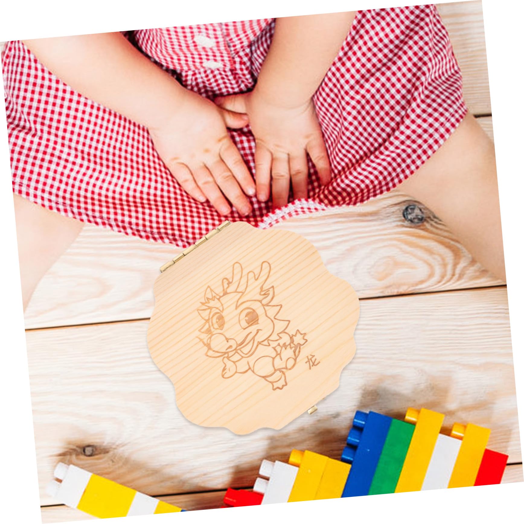 BIUDECO Wooden Tooth Box for Kids - Lost Tooth Holder & Container for Baby Teeth - Perfect for Tooth Fairy Gifts & First Tooth Keepsakes