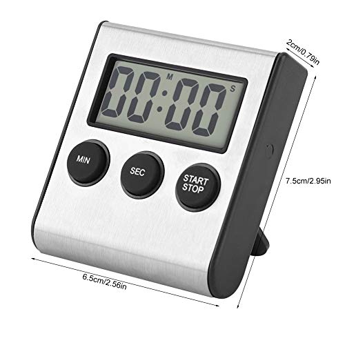 Digital Kitchen Timer - Big Digit Countdown Clock for Cooking & Baking