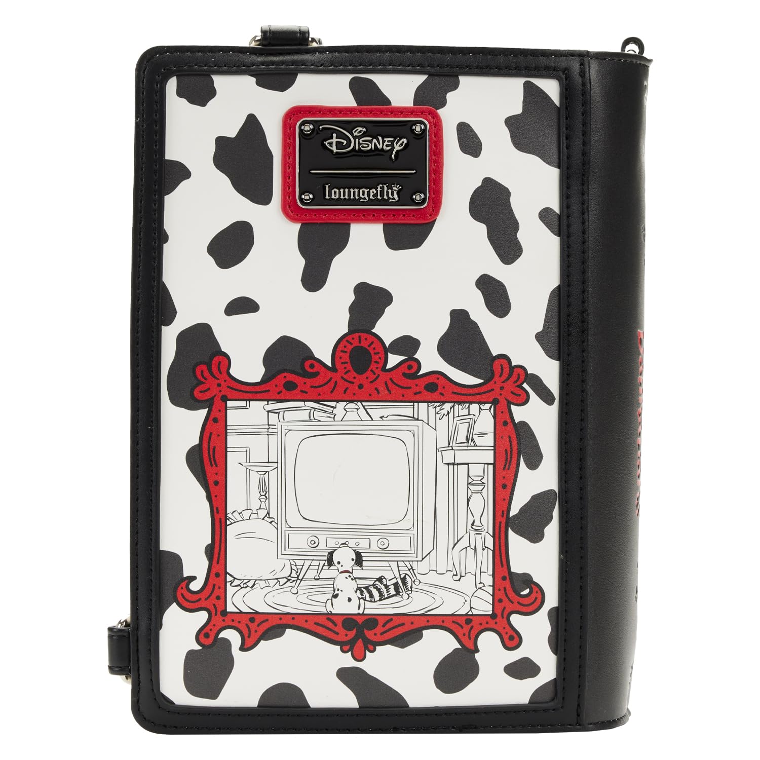 Disney 101 Dalmatians Classic Books Convertible Crossbody Bag - Stylish & Lightweight for Women, Perfect for Travel, Shopping & Everyday Use