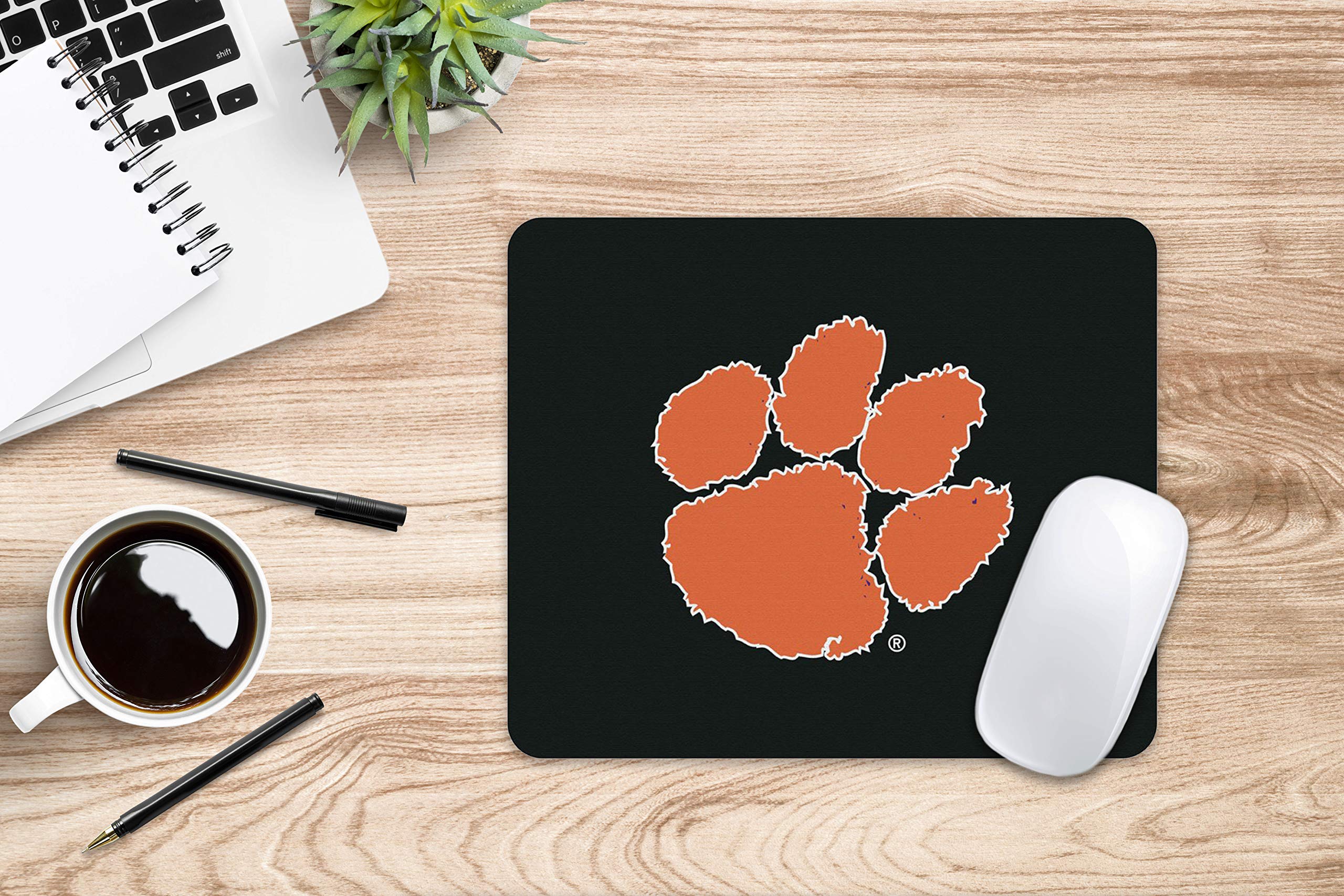 OTM Essentials Clemson Tigers Mouse Pad - Standard Fabric Gaming Mouse Mat for PC & Laptop - Perfect for Office, Home & Gaming Setup
