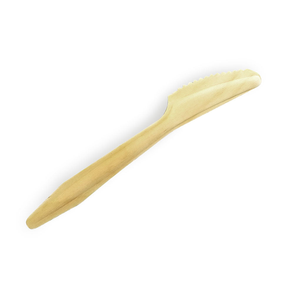 Eco-Friendly Compostable Wooden Knives - 400 Count | Biodegradable Cutlery for Parties, Picnics & Sustainable Dining | TreeChoice
