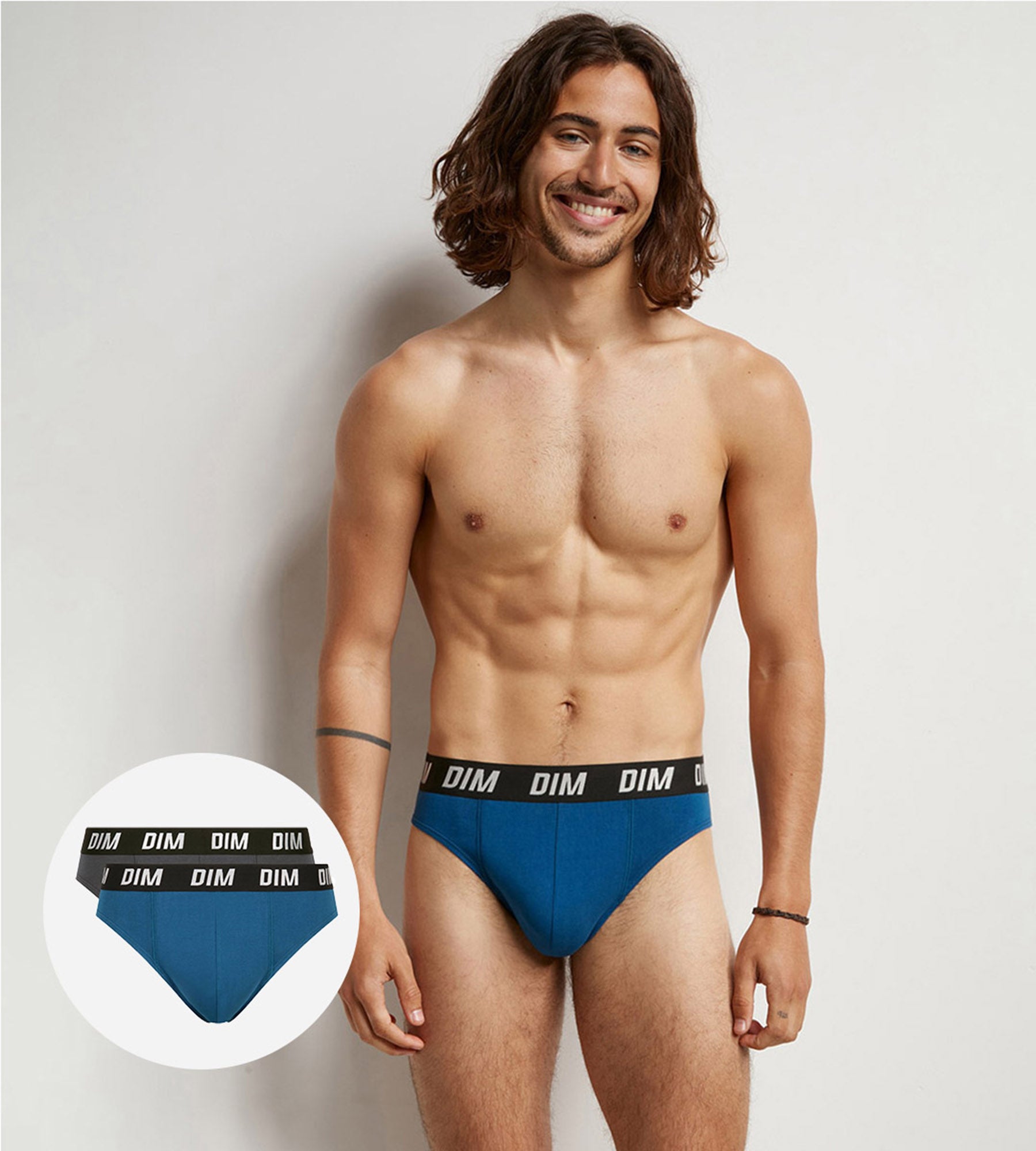 2 Pack Men's Active Thermoregulation Underwear - Blue Parme Regular Fit | Moisture Wicking & Odor Control for Sports & Daily Wear