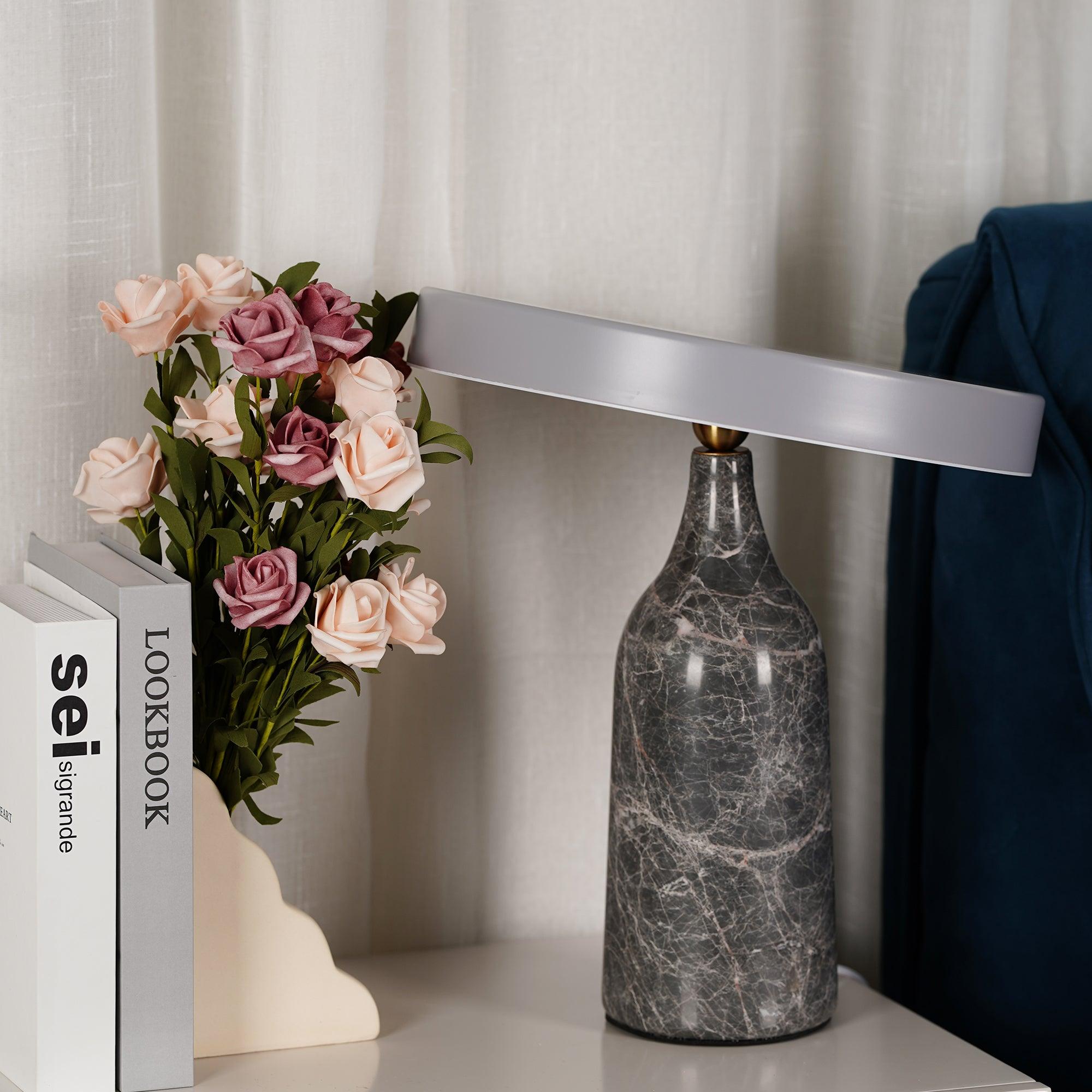 Eddy Table Lamp - Modern LED Desk Light with Adjustable Brightness for Home Office, Bedroom & Study Room | Perfect for Reading, Working & Decor
