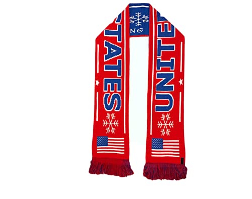 Usa 2022 Winter Sports Fans Favorite Scarf