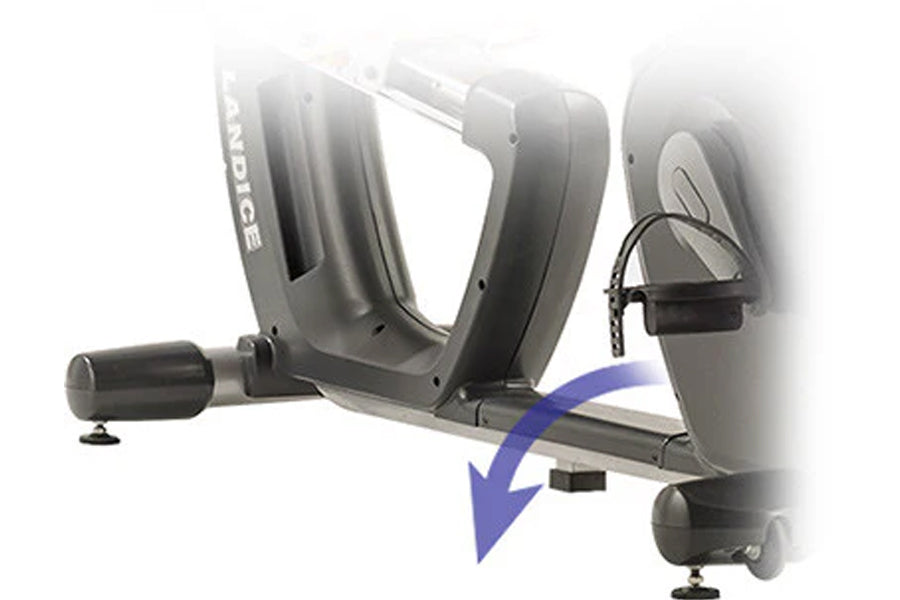 Landice R9 Commercial Recumbent Exercise Bike - Premium Home & Gym Cardio Equipment for Low-Impact Workouts, Rehabilitation & Senior Fitness