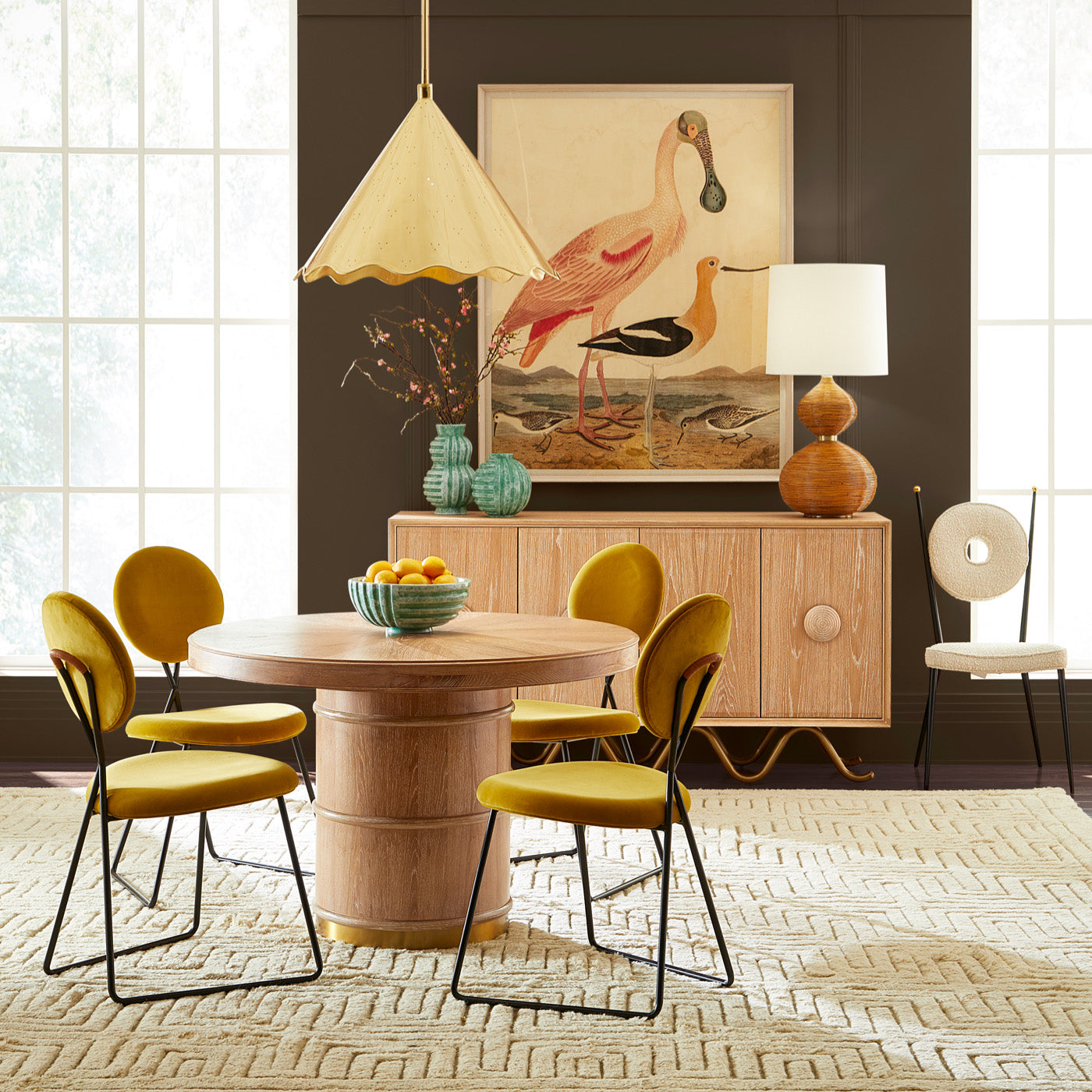 Stylish Caprice Dining Chair - Modern Comfort for Home & Restaurant Use - Perfect for Dining Rooms, Kitchens & Cafes