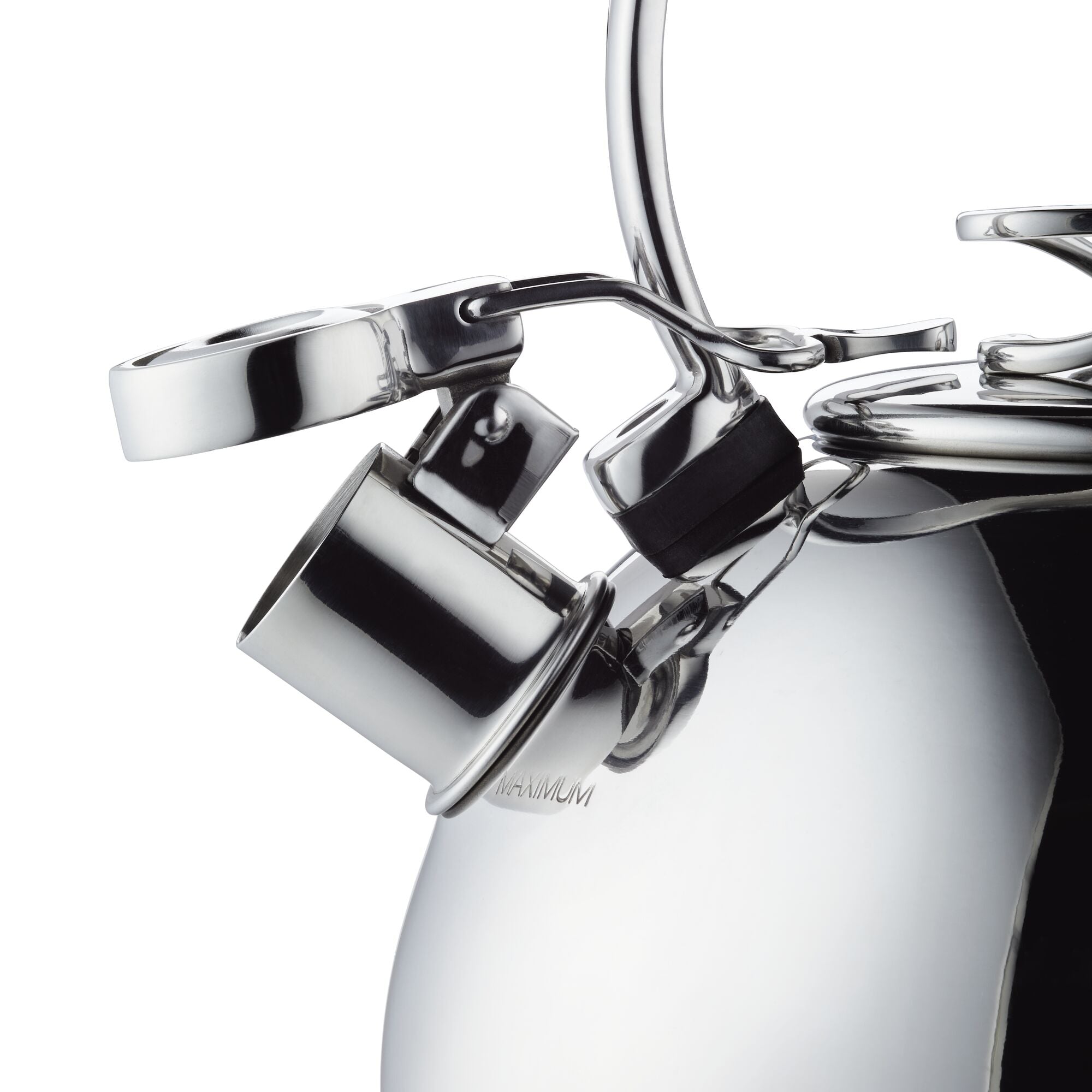 2.3 Quart Stainless Steel Whistling Tea Kettle with Flip-Up Spout - Perfect for Stovetop Brewing, Camping & Home Kitchen Use