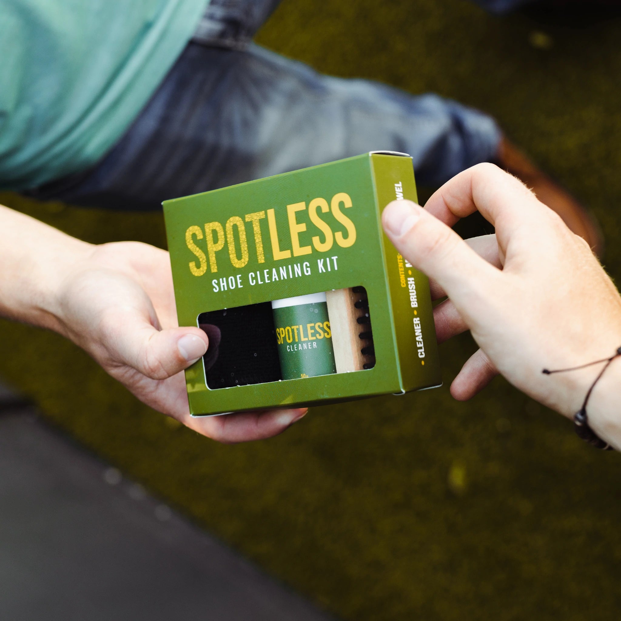 Spotless Shoe Cleaner Kit - Professional Stain Remover for Sneakers, Boots & Athletic Shoes | Gentle Cleaning for Leather, Canvas & Mesh | Perfect for Gym, Sports & Everyday Use