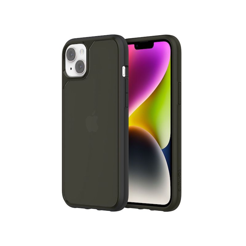 Griffin Survivor Clear Para iPhone 14 Plus Case - Shockproof Protective Cover for iPhone 14 Plus - Black - Perfect for Outdoor Activities, Sports & Daily Protection