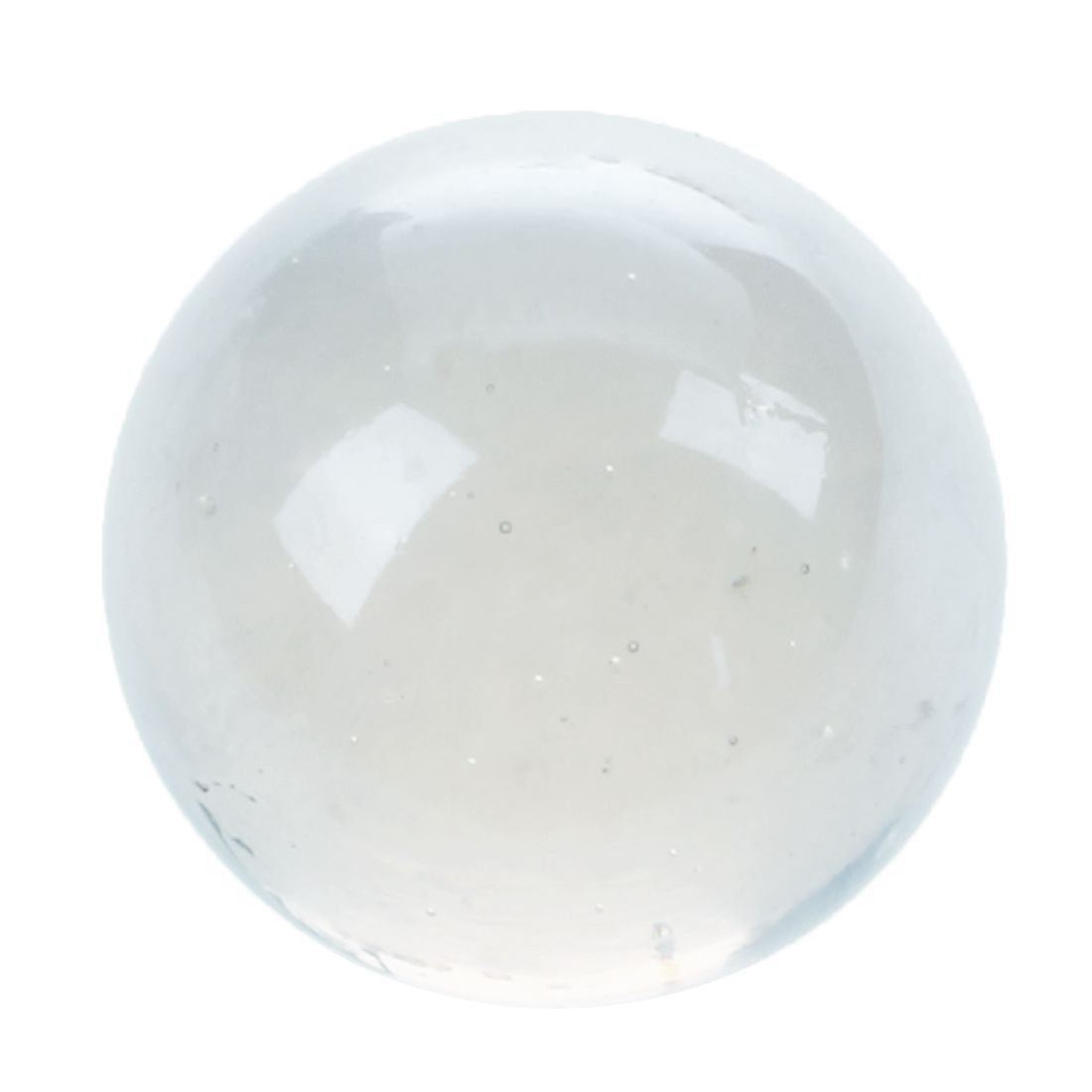 10 Pcs 16mm Glass Marbles - Colorful Knicker Balls for Kids Games, DIY Decor, Vase Fillers & Home Decoration (Transparent, 041302A8)