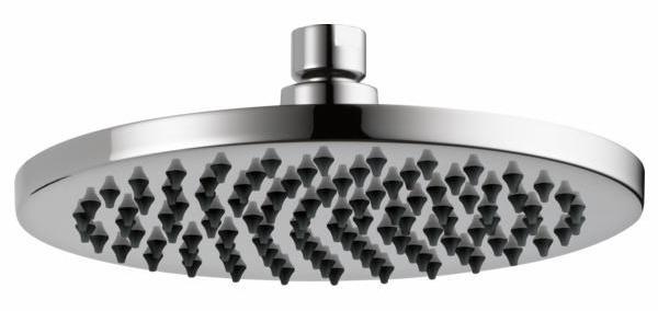 Brizo 81375 PC 2.5 GPM 8 Round Raincan Shower Head in Chrome - High Pressure Rainfall Showerhead for Luxurious Spa-Like Bathroom Experience
