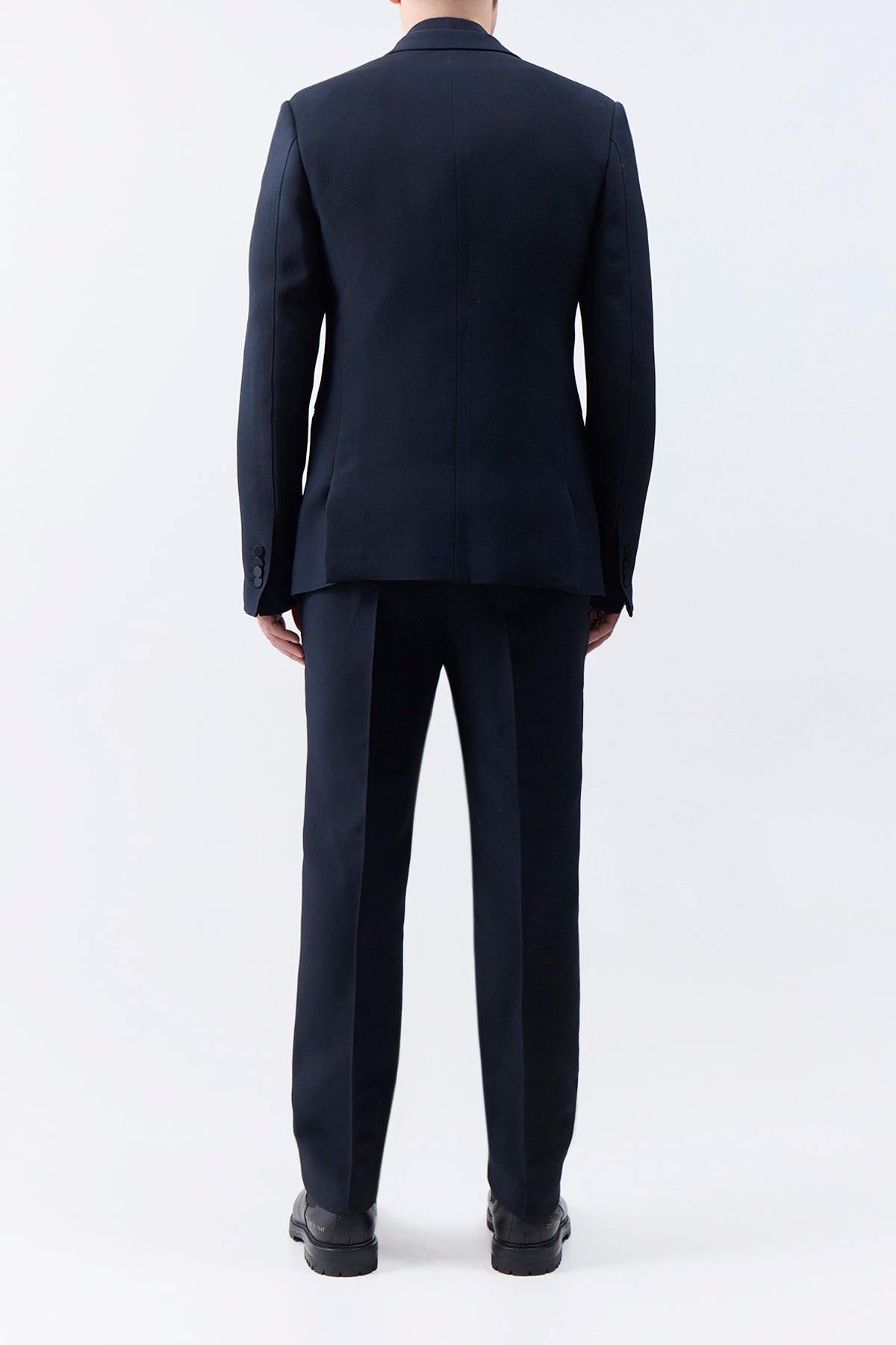 Nicolson Black Wool Silk Cady Jacket - Elegant Women's Outerwear for Work, Office & Formal Occasions