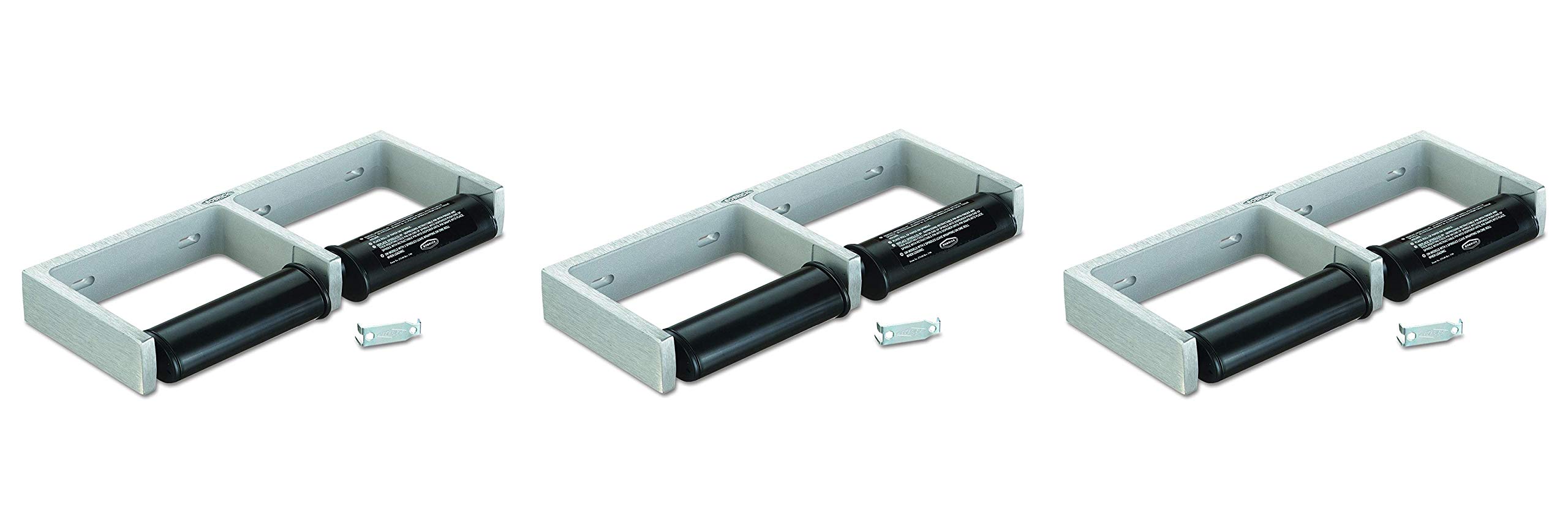 Bobrick 2740 ClassicSeries 2-Roll Toilet Paper Dispenser - 12.5