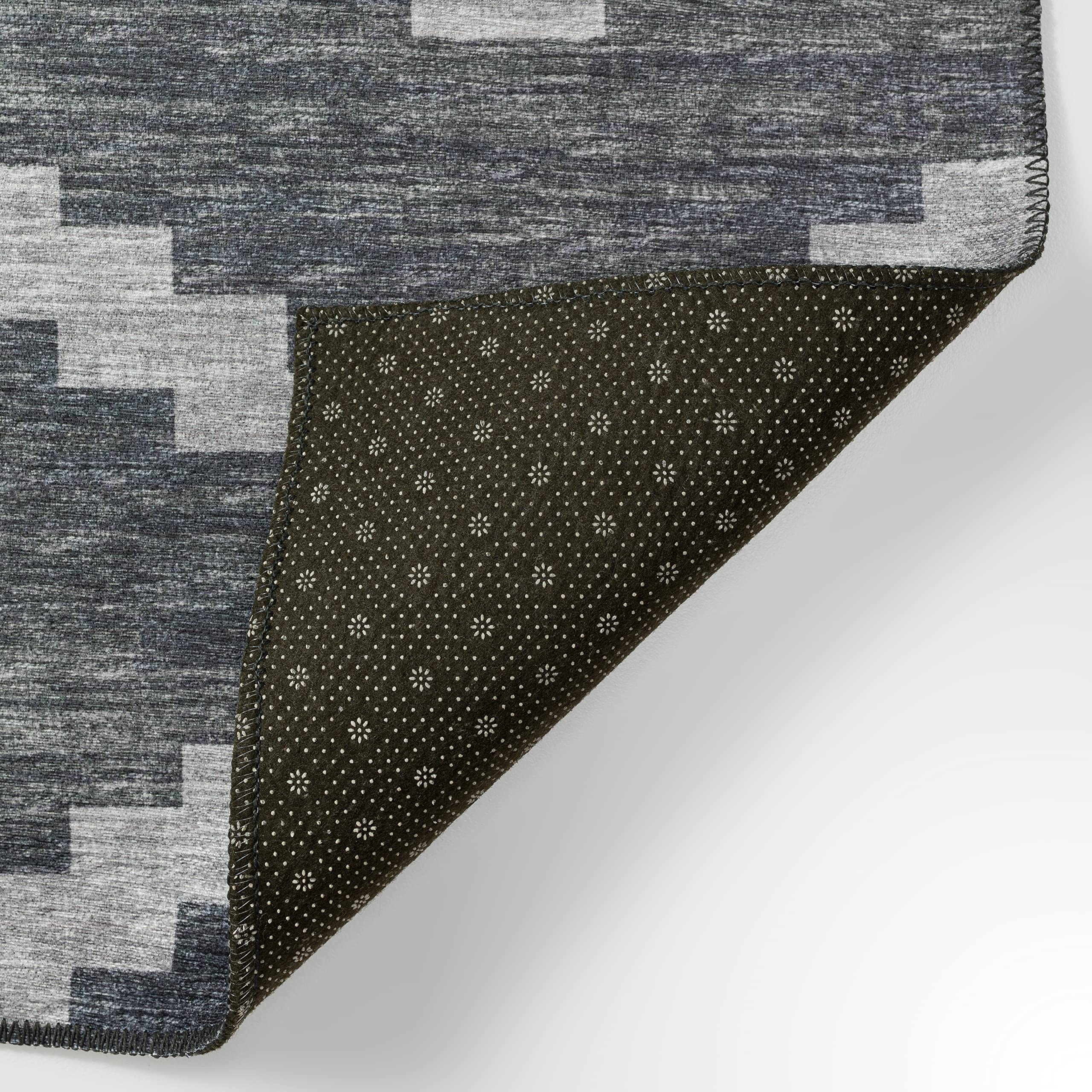 Addison Rugs Yuma AYU39 Gray 8' x 10' Area Rug – Soft Modern Indoor Carpet for Living Room, Bedroom & Office Decor