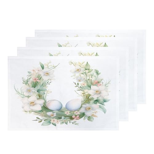 White Eggs Floral01 White
