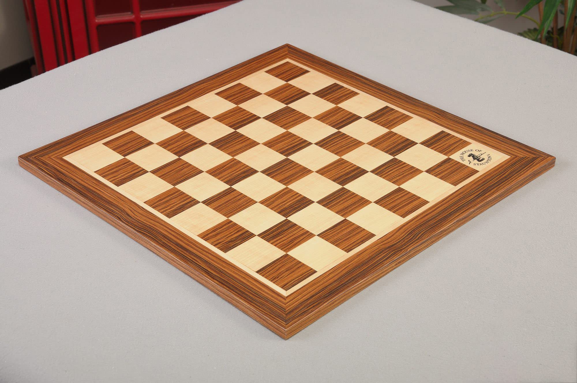 Premium Burmese Rosewood & Maple Wooden Chess Board - 2.0
