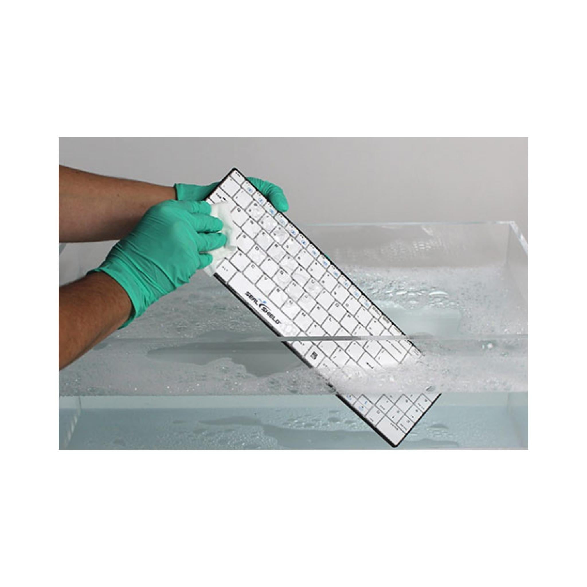 Seal Shield Compact Wireless Bluetooth Keyboard - Waterproof & Hygienic for Hospitals, Offices, and Home Use
