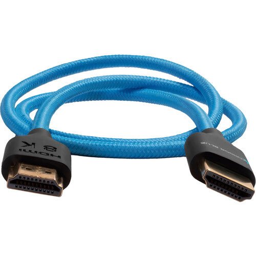 Kondor Blue High Speed HDMI Cable 2 Feet (Blue) - 4K Ultra HD, Ethernet, 3D, ARC - Perfect for Home Theater, Gaming, and Office Setup