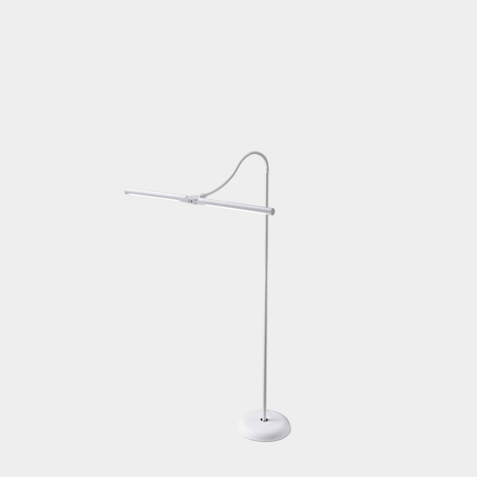 Duolamp Floor Lamp - Modern LED Standing Light with Adjustable Brightness & Color Temperature for Living Room, Bedroom, or Office