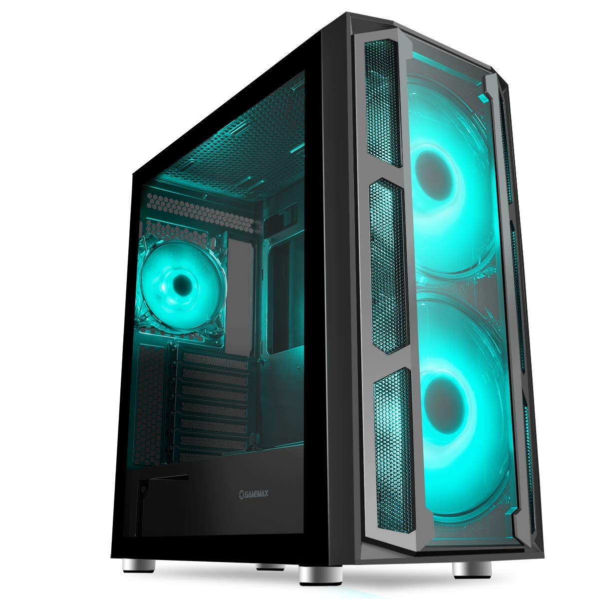 OCHW F15 RGB Ultra Fast Gaming PC - AMD A8 9600 Quad Core, Radeon HD R7, 8GB DDR4, 1TB HDD, Windows 10 Pro - Perfect for Home Office, Gaming & Streaming | High-Performance Desktop Computer for Work & Entertainment