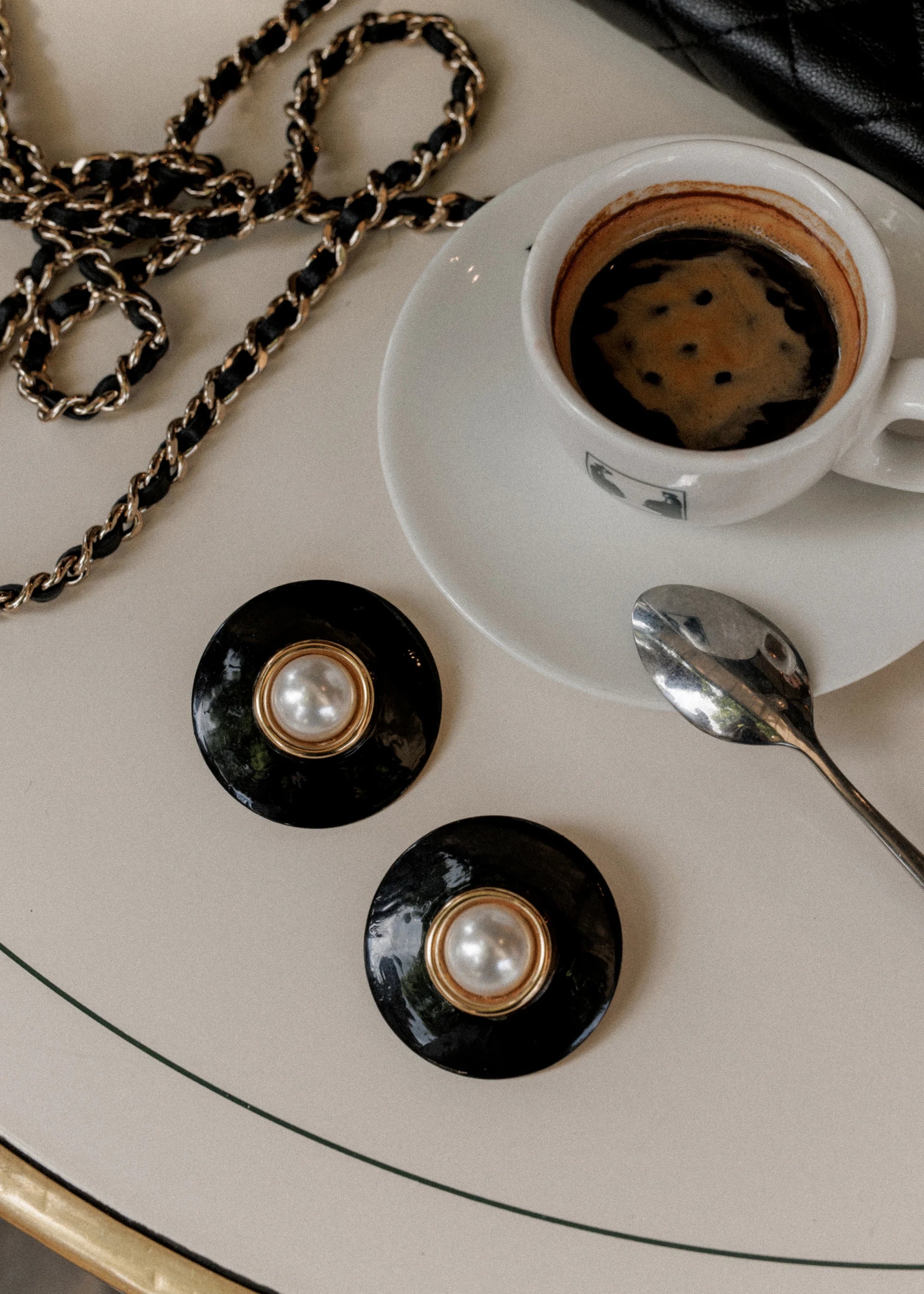 Jennifer Behr x Léanne Ansar Lili Earrings - Black Crystal Dangle Earrings for Women | Elegant Evening Wear & Special Occasion Jewelry