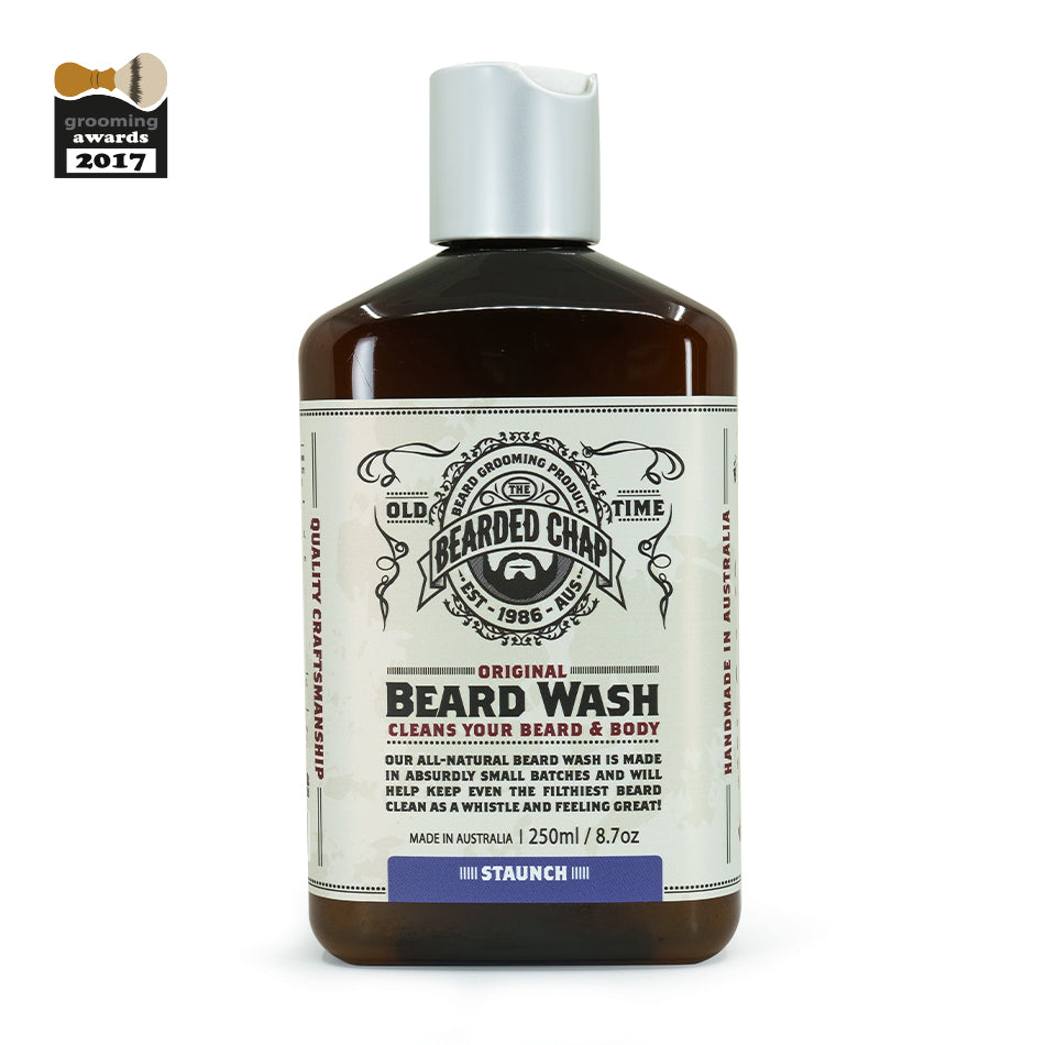 Staunch Original Beard Wash for Men - Natural & Gentle Cleansing Formula | Perfect for Daily Use & Grooming Routine