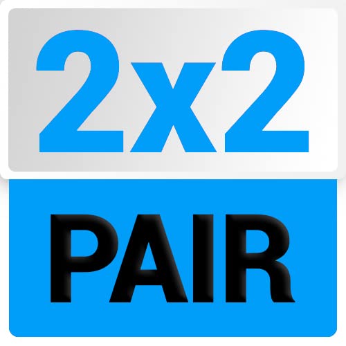 Weight Plate Holder for Rack 2x2 (inch) - Pair