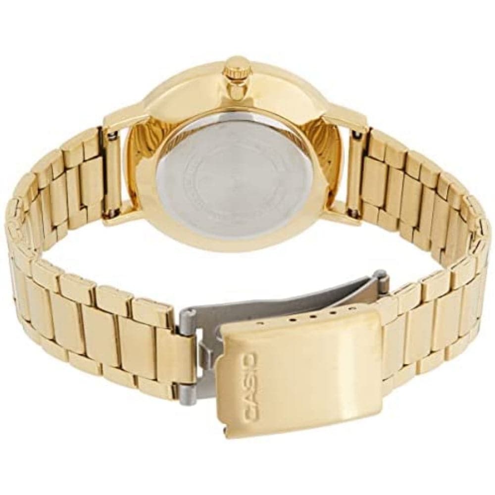 CASIO Analog LTP-VT01G-9BUDF Gold Stainless Steel Women's Watch - Elegant & Durable Timepiece for Everyday Wear, Office & Special Occasions