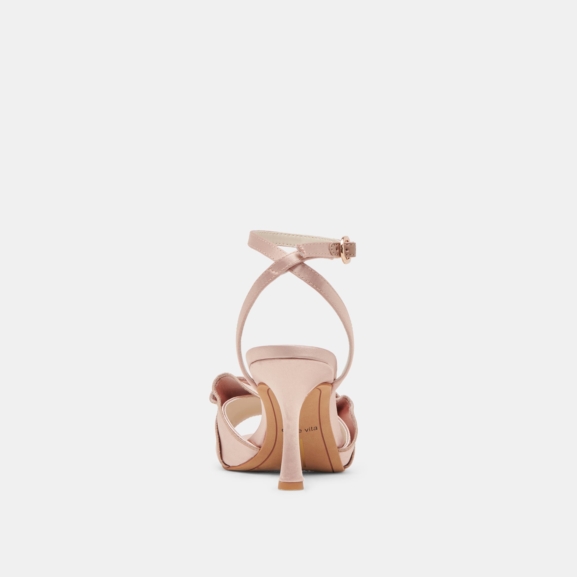 LUNETE High Heels - Light Blush Satin Pumps for Women | Elegant Evening Shoes for Parties, Weddings & Special Occasions