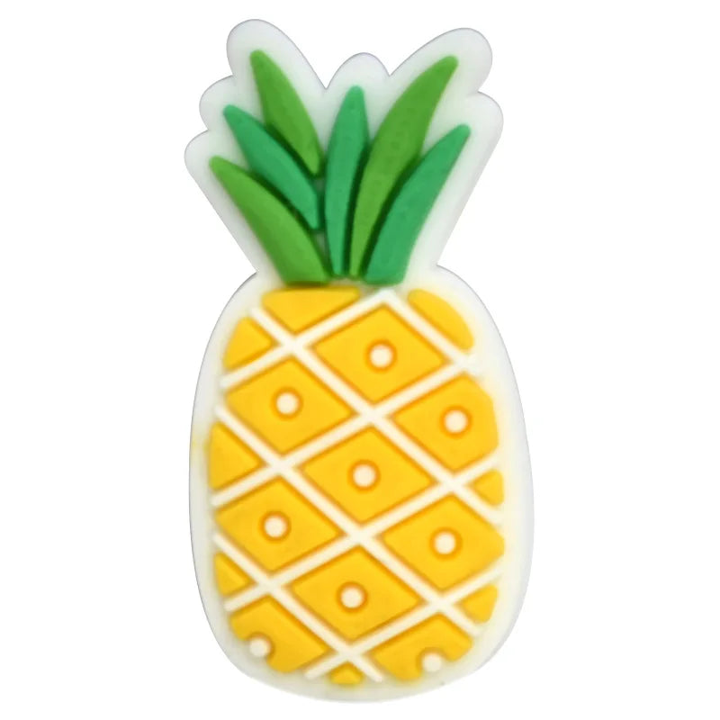 1Pcs PVC Summer Beach Ice Cream Cactus Shoe Charms for Crocs - Cute Shoe Accessories & DIY Decorations - Fits Crocs Shoes & Wristbands - Perfect for Beach Parties, Pool Days & Summer Fashion
