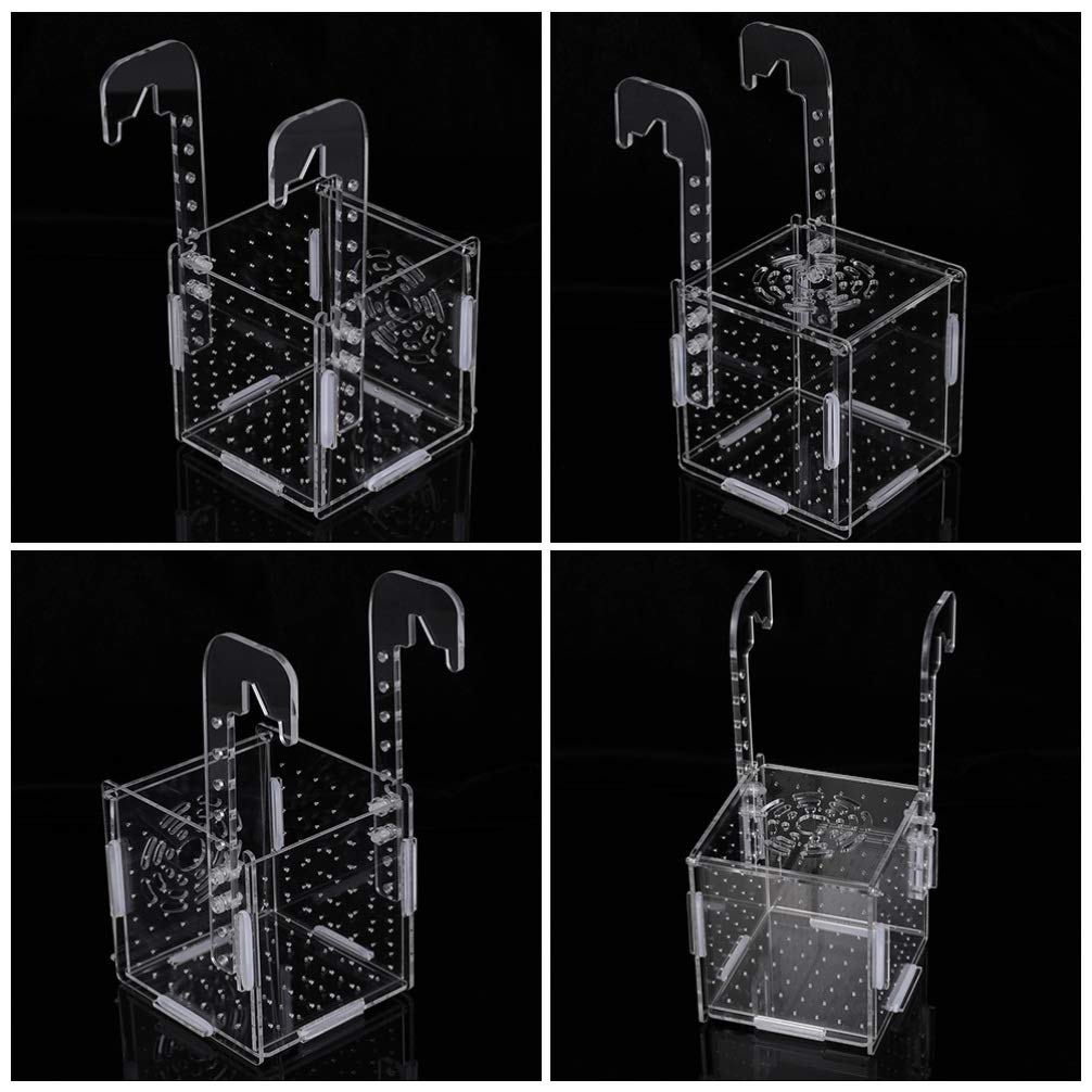 TEHAUX 2-Pack Reptile Breeding Box - 75 Gallon Aquarium Lid for Spiders, Fish Tanks - Perfect for Desktop Terrariums & Pet Enclosures