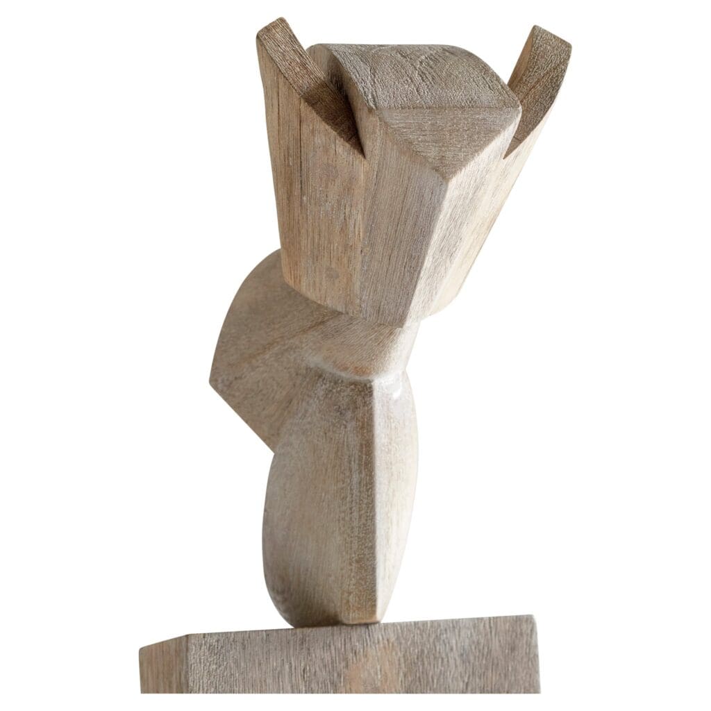 Cyan Design 11295 Weathered Grey Protector Sculpture - Medium Size Home Decor for Living Room, Garden, or Office