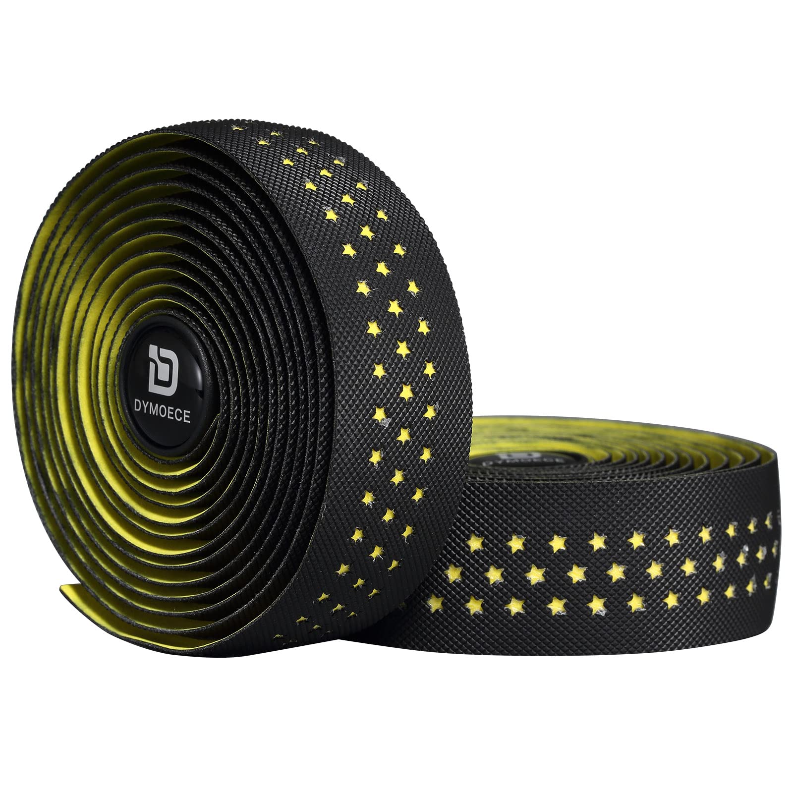 Premium Bike Handlebar Tape with End Plugs - Non-Slip Cycling Handle Wrap for Road & Racing Bicycles - Perfect for Long-Distance Riding and Competitive Cycling