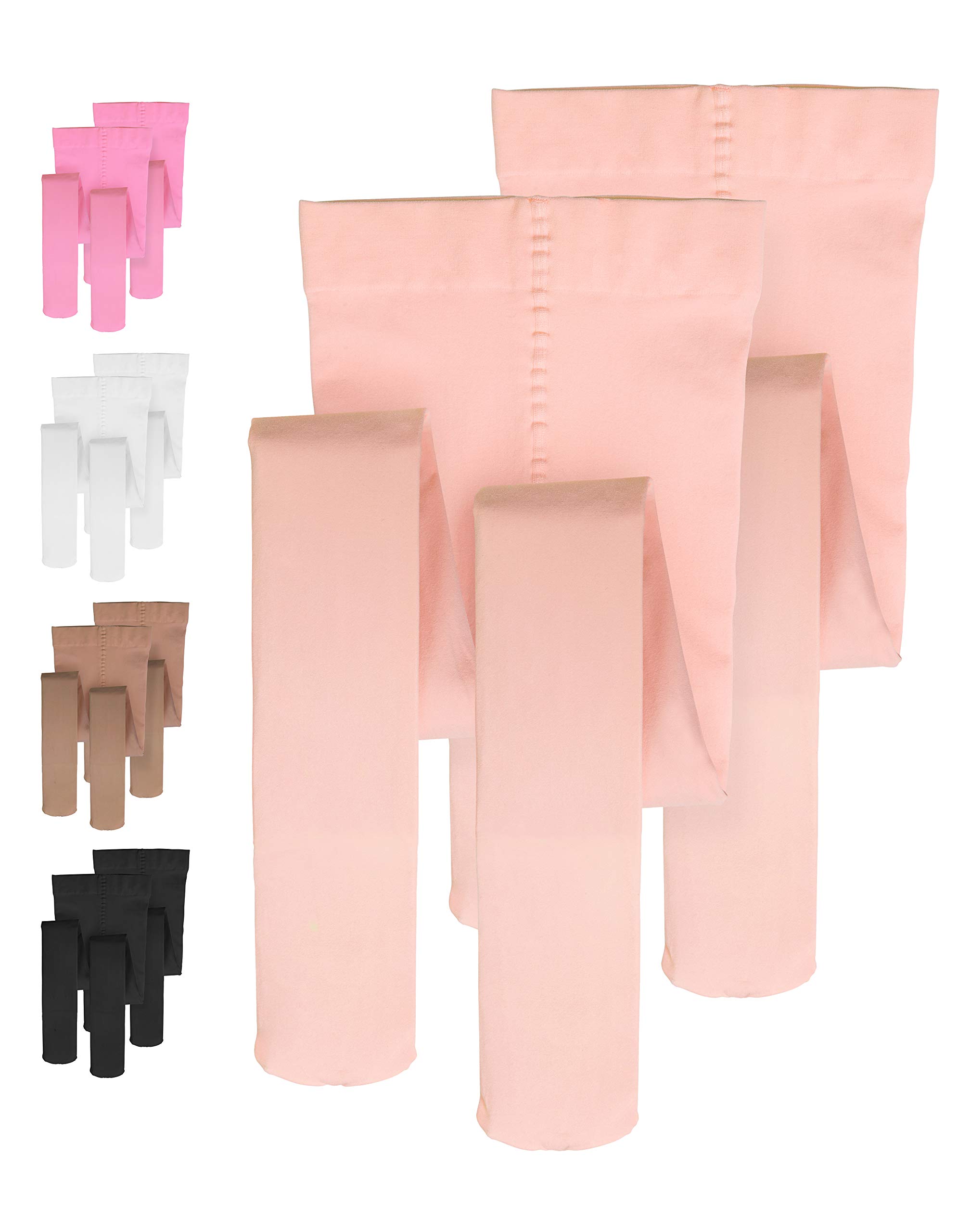 Elowel Ultra Soft Dance Ballet Tights for Girls & Women - Comfortable Stretchable Leggings for Ballet, Yoga, Gymnastics and Dance Practice