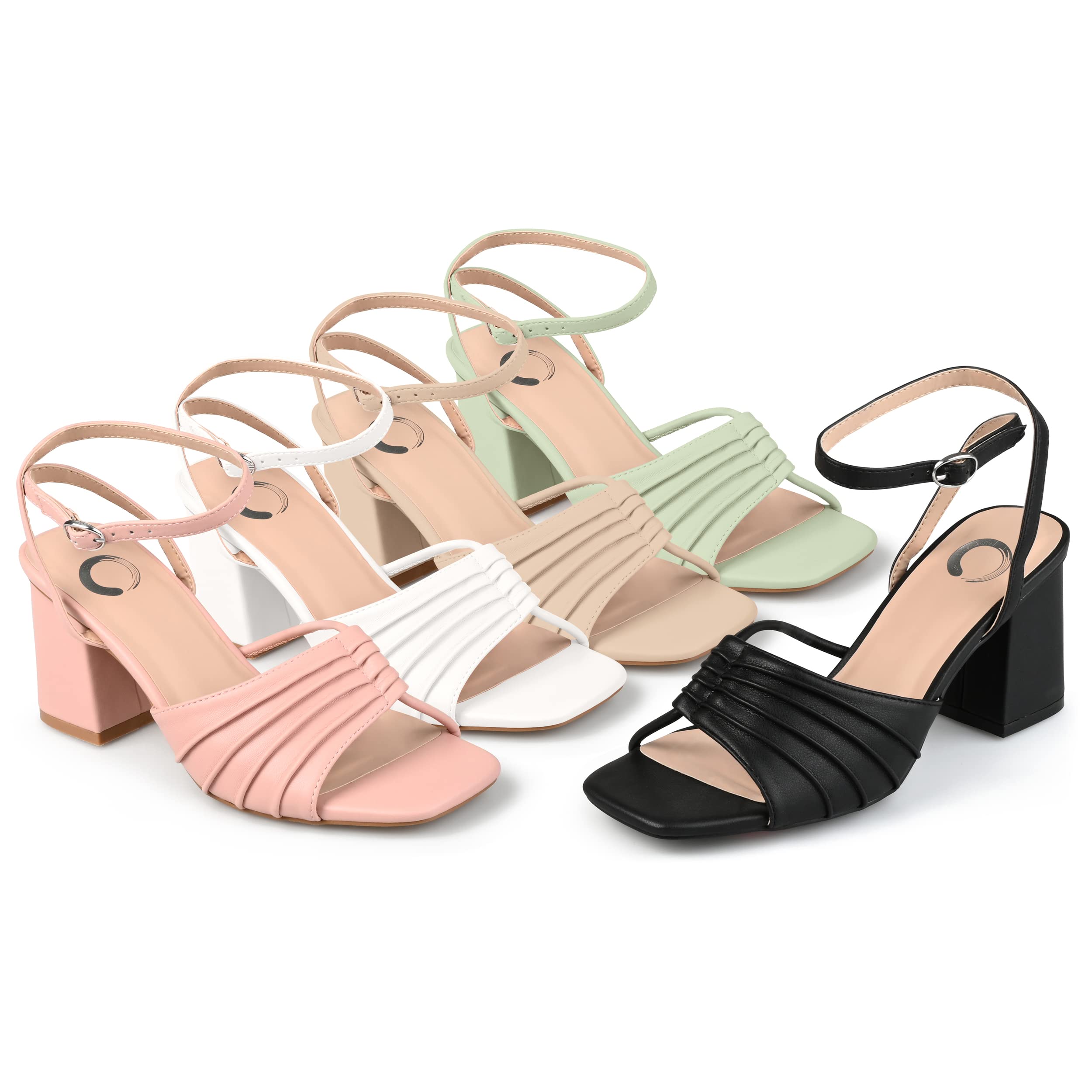 Journee Women's Shillo Comfortable Dress Sandals - Elegant & Stylish for Weddings, Parties & Summer Outfits