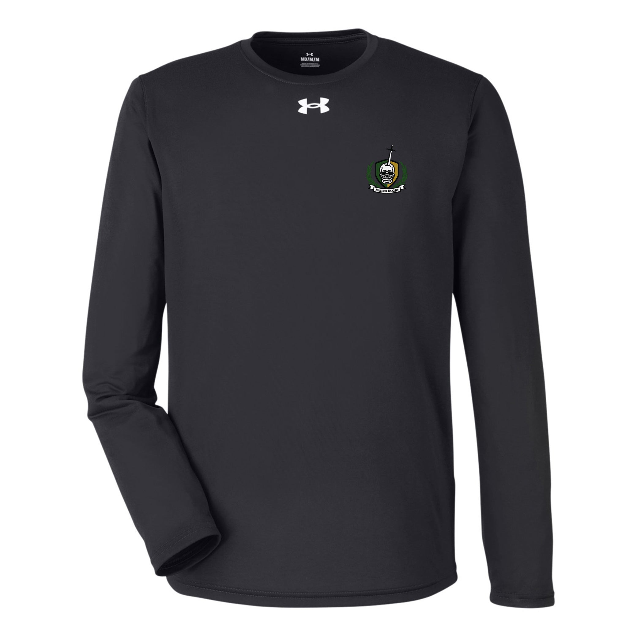 Exiles RFC Long Sleeve Tech T-Shirt for Men - Moisture Wicking, Breathable Performance Shirt for Rugby, Training & Outdoor Activities