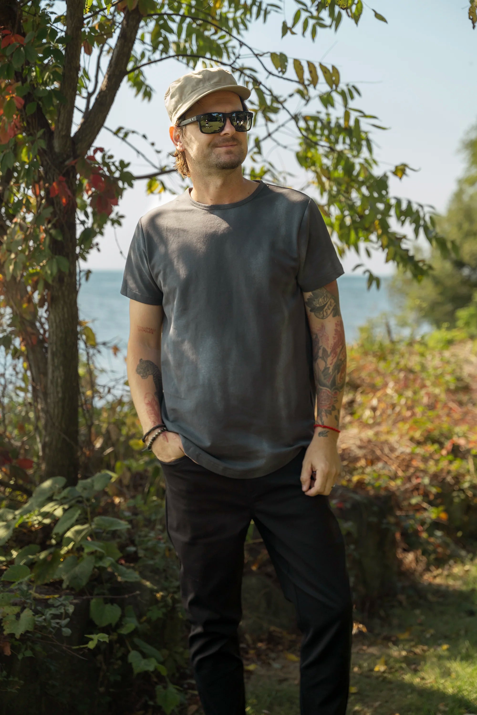 Premium Hardwash Cotton T-Shirt for Men - Soft & Durable Grey Tee - Perfect for Casual Wear, Gym & Everyday Outfits
