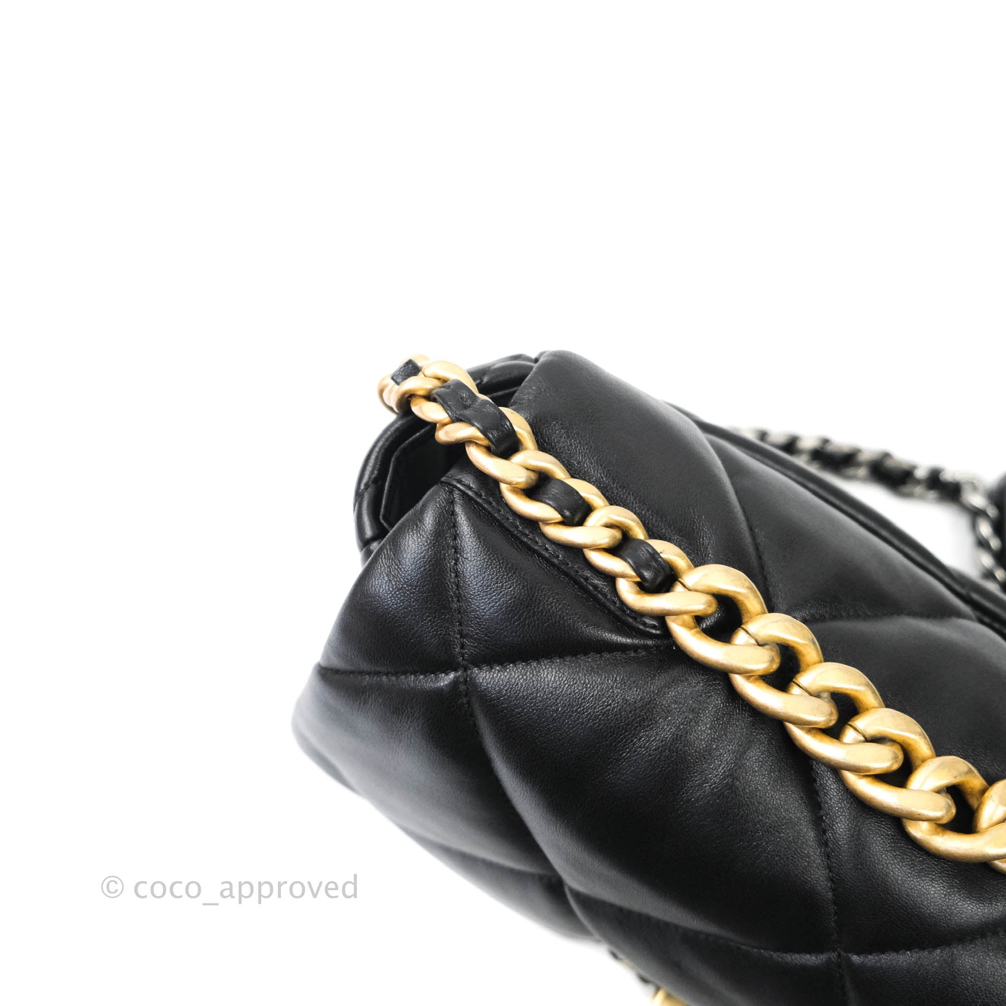 Chanel 19 Medium Flap Bag - Black Goatskin Leather with Mixed Hardware | Luxury Designer Handbag for Women | Perfect for Work, Evening Events & Everyday Use