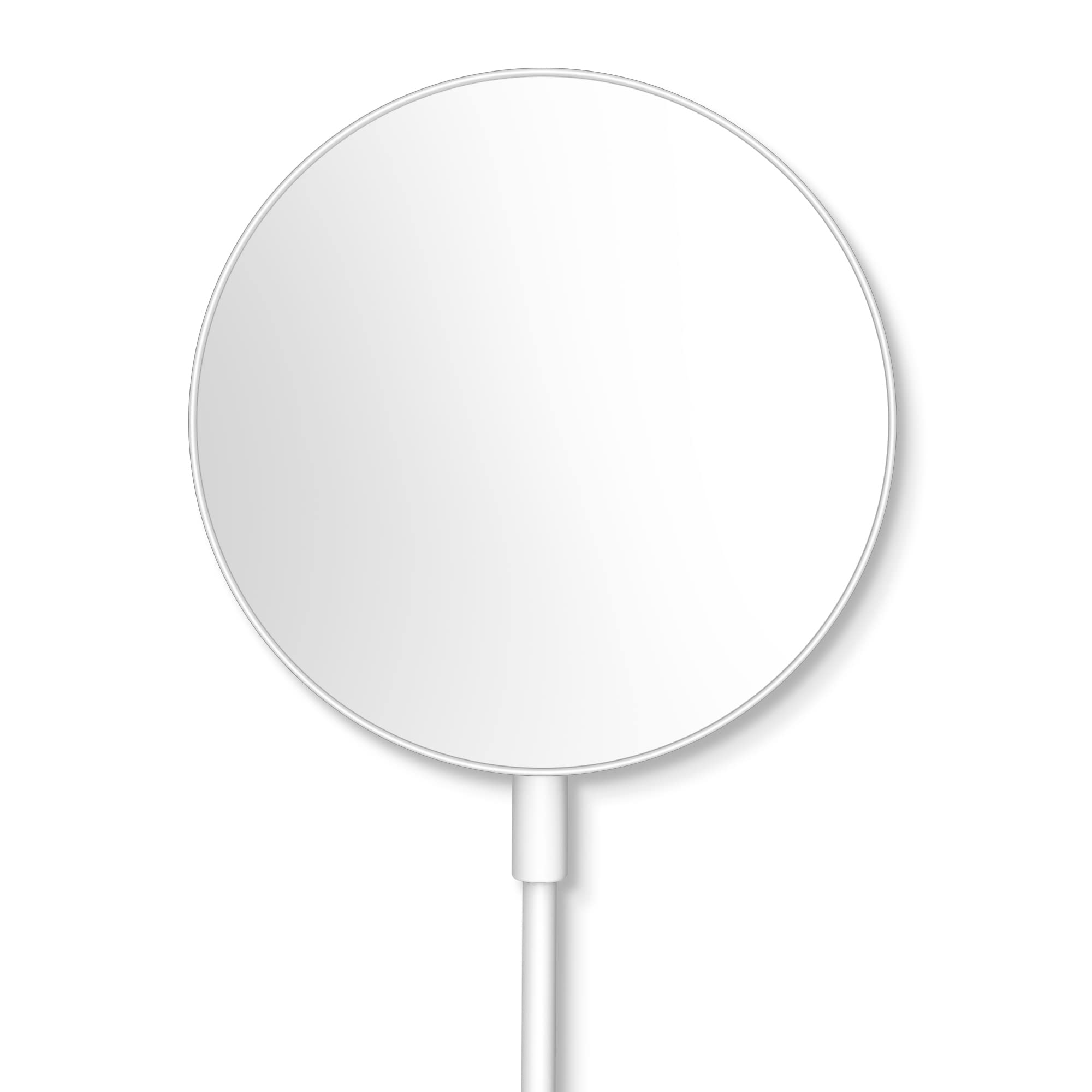 15W Fast Magnetic Wireless Charger Compatible with MagSafe - Qi Certified Charging Pad for iPhone 15/14/13/12 Series (15 Pro Max/Plus/Pro) - Perfect for Home, Office & Car Use (Adapter Not Included)