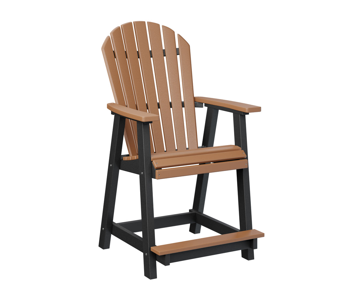 Berlin Gardens Comfo Back Counter Chair - Comfortable Bar Stool for Kitchen Island, Breakfast Nook & Home Bar - Adjustable Height & Padded Seat