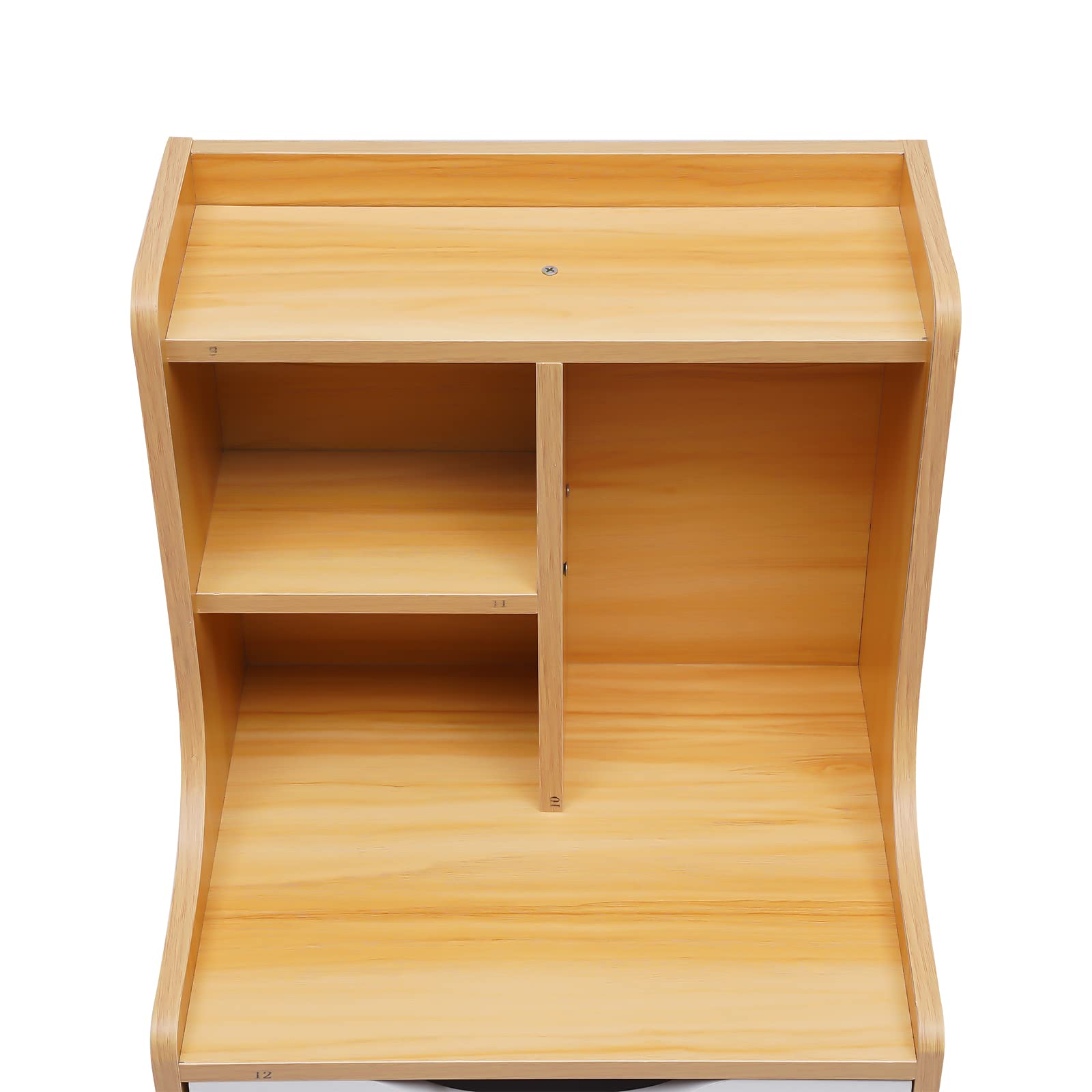 Modern Walnut Nightstand with 3 Drawers - Tall Bedside Table with Storage Shelf, Space-Saving Cabinet for Bedroom & Living Room, 33.46x14.57x11.81 Inches - Perfect for Small Spaces, Apartment Furniture, Guest Room & Master Bedroom Organization