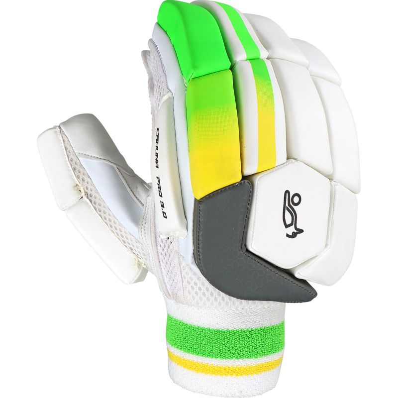 Kookaburra Kahuna Pro 3.0 Cricket Batting Gloves for Adults - Premium Leather Sports Gloves for Cricket Practice & Matches
